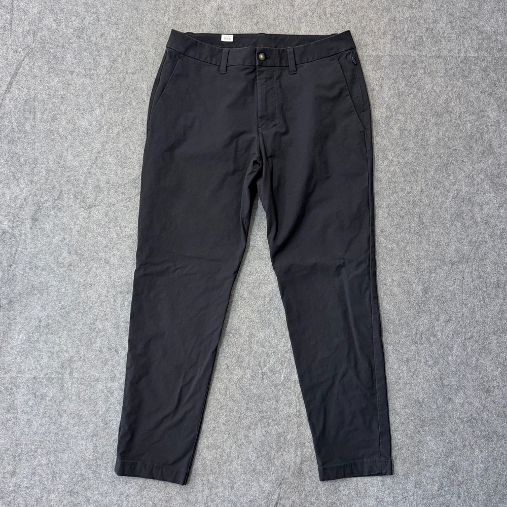 Lululemon Athletica Black Stretch ABC Slim Fit Trouser Pants Men's Size 31x28
